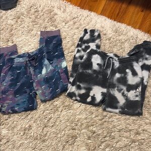 Jordan Kids' Joggers - Multicolor and Black Tie-Dye